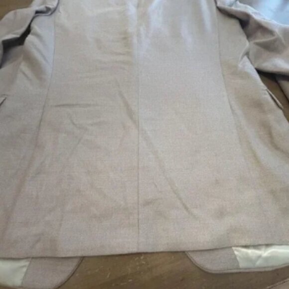 Lauren Ralph Lauren Blazer Mens 40 L Tan Silk Wool Blend Sport Coat Jacket NEW - Picture 9 of 11